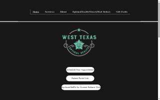 West Texas Optimal Health website