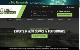Auto Science website