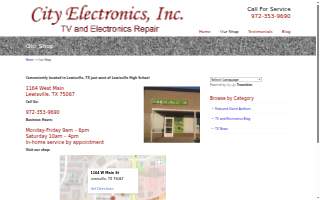 City Electronics Inc website