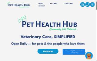 Community Pet Outreach ~ Pet Health Hub website