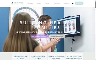 Compassion Family Chiropractic website