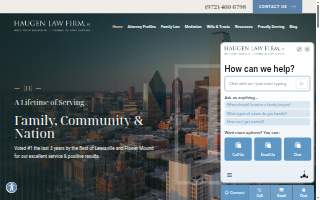 Haugen Law Firm, P.C. website
