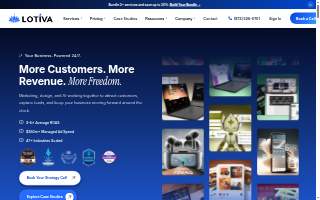 Lotiva - Graphic Design, Marketing, and Media Experts website