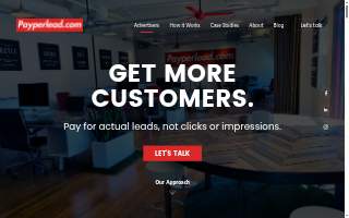 Pay Per Lead Marketing Agency of Lewisville website