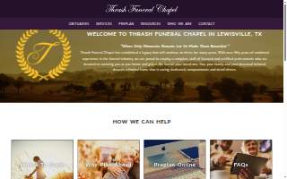 Thrash Funeral Chapel website