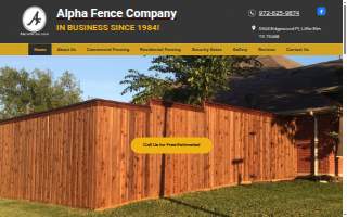 Alpha Fence Company website