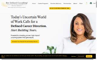 Bee Defined Consulting website