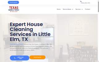 Cleaning Maids of Frisco website