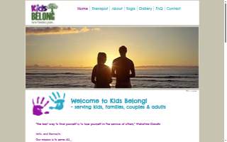 Kids Belong Counseling LLC website