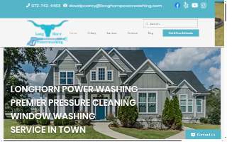 Longhorn Power Washing website