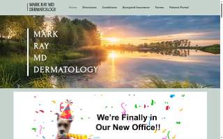 Mark Ray MD Dermatology website