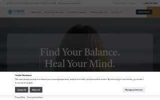 Vasav Health & Healing website