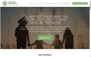 Live Oak Investors - Private Wealth Mgmt website