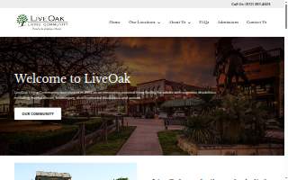 LiveOak Living Community website