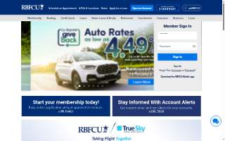 RBFCU - Live Oak website