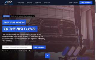The Lift Shop website