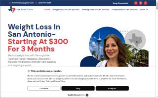 The Trim Texan Weight Loss of Live Oak website