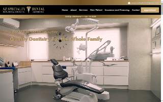 AZ Specialty and Emergency Dental website