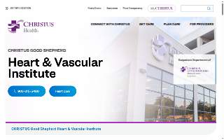 CHRISTUS Good Shepherd Heart & Vascular Institute website