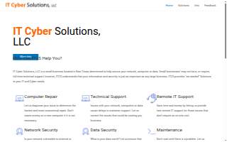IT Cyber Solutions, LLC website