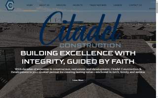 Citadel Construction Company website