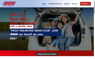 Excel Car Wash website