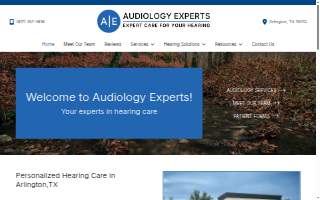Audiology Experts website