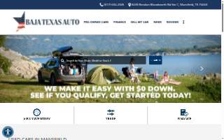 BajaTexas Auto website
