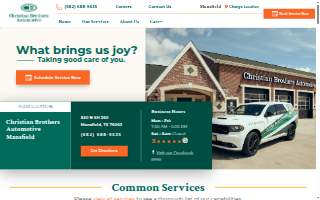 Christian Brothers Automotive Mansfield website