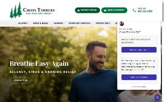 Cross Timbers ENT website