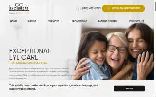 Eyes on Broad website
