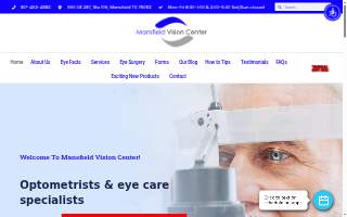 Mansfield Vision Center LLC website
