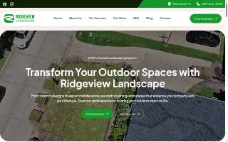 Ridgeview Landscape website