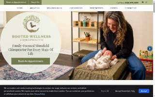 Rooted Wellness Chiropractic website