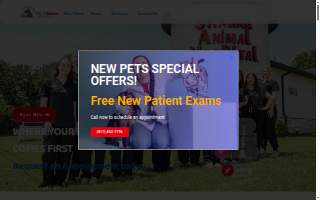 St. Mina Animal Hospital website