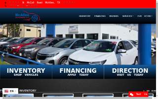 McAllen Auto Sales, LLC website