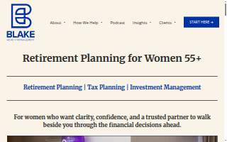 Blake Wealth Management website