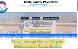 Collin County Physicians website