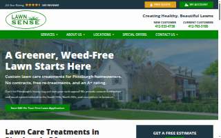Lawn Sense website