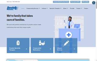 SandsRx Pharmacy McKinney website