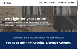 Vitz Law Offices website