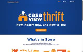 Casa View Thrift website