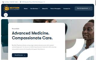 NextGen Psychiatry website