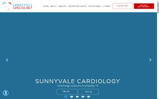 Sunnyvale Cardiology of Mesquite website