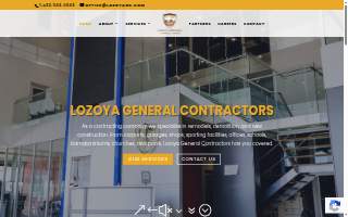 Lozoya General Contractors website