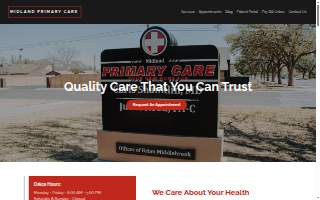 Midland Primary Care website