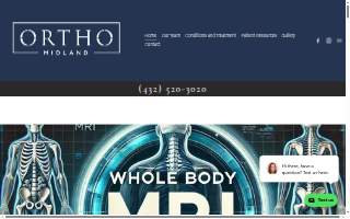 OrthoMidland website