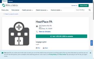 Heartplace Midlothian website