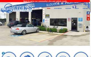 Rick's Total Car Care website