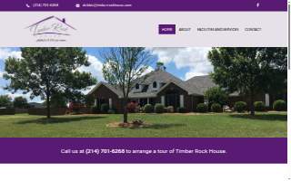 Timber Rock House Assisted Living website